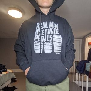 Stick shift hoodie. Car guy hoodie.